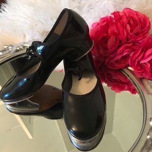 Black Patent Tap Shoes